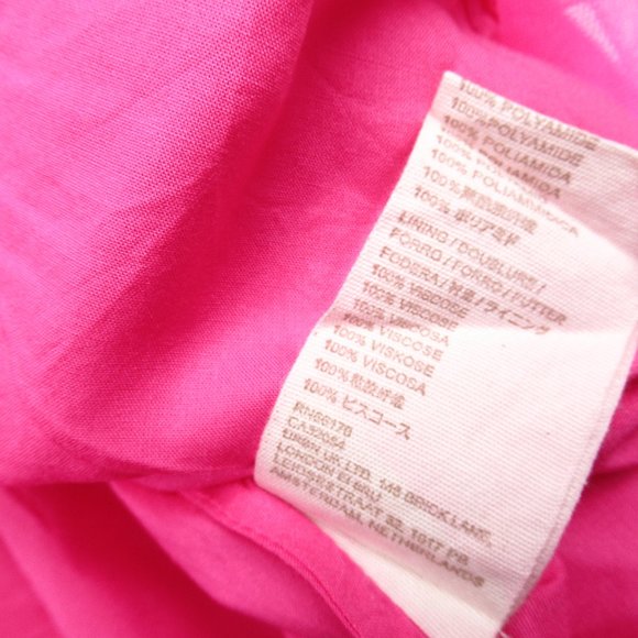 Anthropologie Let Me Be Ruffled Tulle Midi Maxi Skirt Hot Pink - XS - Picture 8 of 11